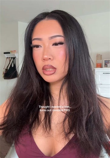 this does NOT look like Day 4 hair WHATT?? @amika soulstruck dry hair treatment mask (NOT SPONS‼️) #hairrefresh #hairmask #smoothhair #shinyhair