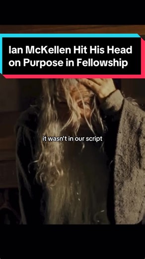 Stitch with @Kit Lazer Gandalf’s Head Bump Wasn’t An Accident #gandalf #lordoftherings #peterjackson #jrrtolkien