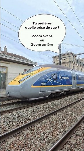 Eurostar Velaro passage en gare🚆 2 façons de filmer un train. Tu choisis laquelle ? #Eurostar #Train