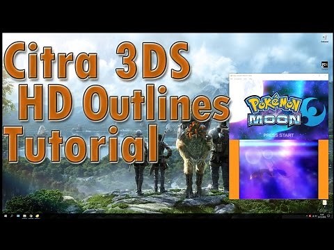 How to permanently remove Outlines on Pokemon Moon Sun without cheats