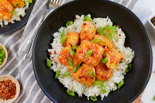 11K views · 39 reactions | Better than Takeout: Firecracker Chicken made in the air fryer! That sweet and spicy sauce is irresistible! Recipe: https://airfried.com/air-fryer-firecracker-chicken/ | Buns In My Oven | Facebook