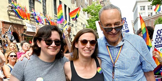 Sen. Chuck Schumer's Lesbian Daughter and Her Wife Welcome Son