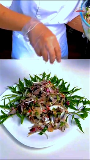 cách làm gỏi cá trích nhâm nhi cùng tửu #amthucdasacmau