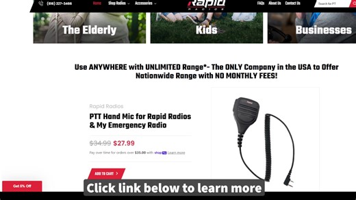 I use Rapid Radios for my family, but they are also great for business. From warehouses, schools, truckers, you name it. These encrypted walkie talkies are great. I talked to Tim Short from the company for the low sown. Learn more: https://rapidradios.com/discount/BONDY10 | Dave Bondy