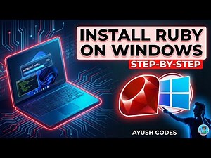 Install Ruby on Windows (2025) | Step-by-Step Using RubyInstaller | Ayush Codes
