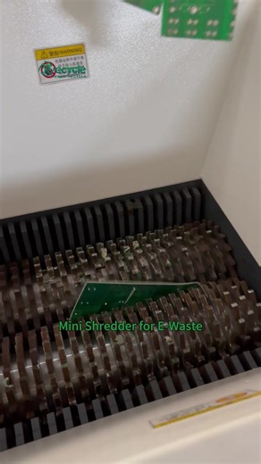 Mini Industrial Shredder for E-Waste Recycling