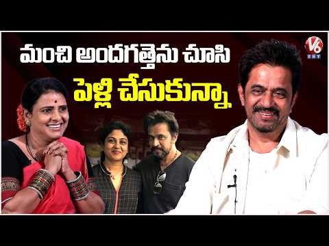 Action King Arjun Comments On His Wife Niveditha Arjun | Teenmaar Chandravva | V6Ent