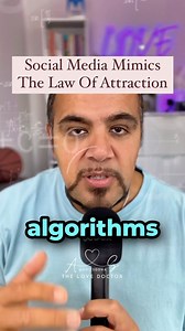 Social Media Algorithms mimics the Law of Attraction: How Your Focus Shapes Your Experience. In this video, I explain how social media algorithms mimic the law of attraction. I use the example of someone searching for dating advice or content related to their partner cheating, and how the algorithms will then continue to show them more of that type of content, reinforcing their beliefs. I suggest that to escape this cycle, people should seek out content that solves the problem rather than confir