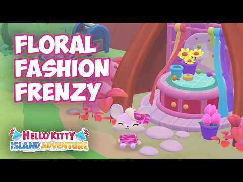 How to make cool outfits with your flowers in Hello Kitty Island Adventure