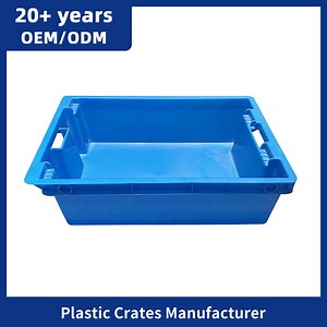 [Hot Item] Heavy Agricultural Ventilation Plastic Mobile Turnover Nested Plastic Vented Container Vegetable Nest Stack Vented Plastic