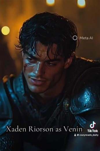 #xadenriorson as #venin #fourthwing #ironflame #xaden #violet #books #booktok #booktube #book #read