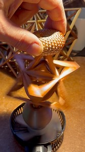 What just happened to the light. See the effect of the Spin on this new Merkaba wow! Did you see that? #natureofflowers #sacredgeometryartist #sacredgeometry #artwork #spin #merkaba | Natureofflowers