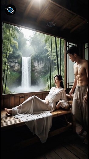 1.5K views | RAIN SOUNDS BY THE FOREST CABIN | RELAXING STREAM &...