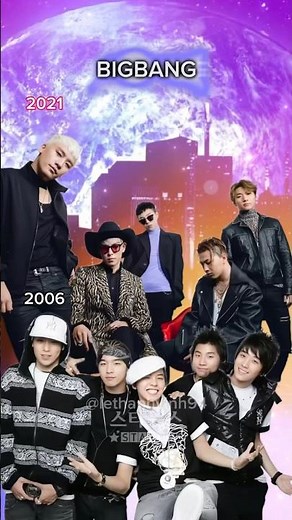 The 5 members of BigBang evolution