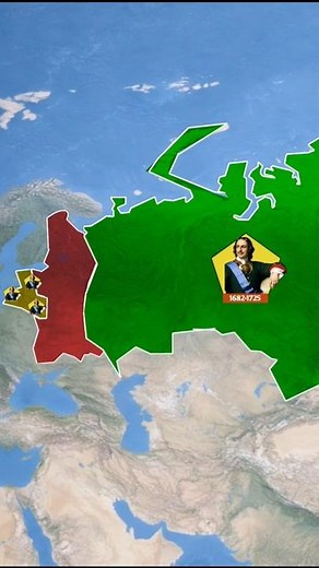 Real Map Of Russia🇷🇺 | History Of Russia 🤯 #geography #shorts #russia