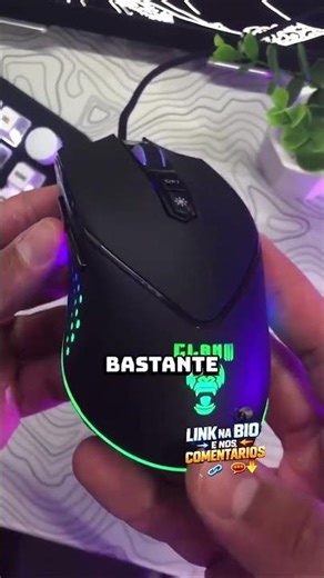Mouse Gamer Clanm King Rgb 10000 Dpi Sensor Óptico Fio Usb Preto. #mouse #gamer #rgb