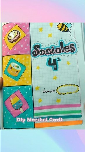 Portada cuaderno de Soci #cute #diy