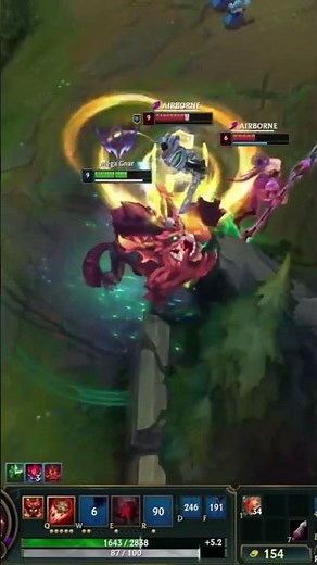 Ez 1v2 With Heartsteel Gnar!😎#leagueoflegends #gnar #gnarclips #shorts