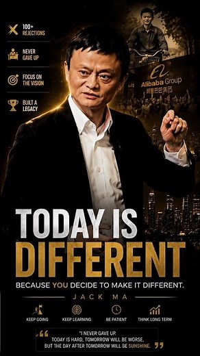 Jack Ma Success Story | From KFC Rejection to Alibaba Founder | Never Give Up || #shorts