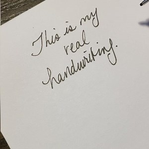 30K views · 180 reactions | It’s National Handwriting Day! My handwriting does not look like my calligraphy or fancy script....show me yours in the comments! | Kelly Creates Studio | Facebook