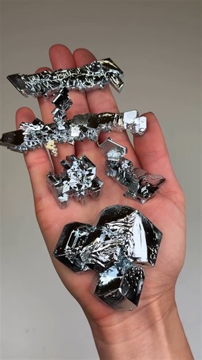 Rocks for the Spirit | Making Gallium Crystals!✨ Gallium is absolutely incredible as it turns from solid to liquid to crystal form so easily. You can literally... | Instagram