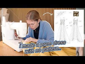 i made a prom dress for $5 without a pattern