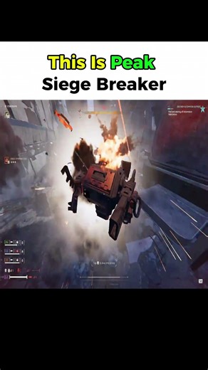 This Is Peak Siege Breaker 😈 | #helldivers2 #gaming #shorts