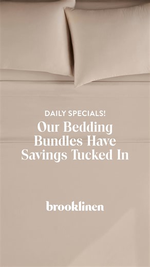 Mix. Match. Bundle. Save. Pair your fave colors with your fave textures to make your perfect bed for less. Shop award-winning bundles from Brooklinen now. | Brooklinen