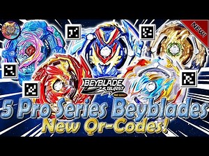 New 5 Pro Series Qr-Codes | НОВЫЕ 5 Qr-Кодов Pro Series - Beyblade Burst Quaddrive