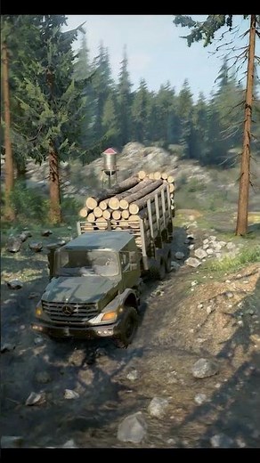 Best truck in snow runner #snowrunner #shorts