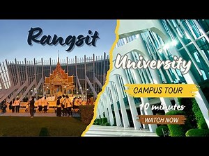 Rangsit University Thailand Campus tour by Fresa's sharing 🥰