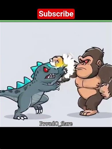 Baby Godzilla vs Baby Kong 🦖🦍 | Epic Mini Monster Fight !