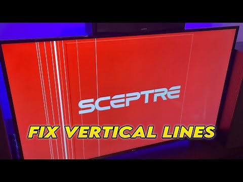How to Fix Scepter TV Screen With Vertical Lines
