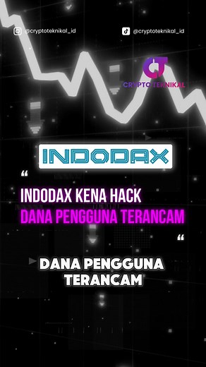 Indodax kena hack, dana pengguna terancam? simak video ini🙌 #cryptoteknikal #crypto #cryptotrading #cryptoinvesting #cryptonews #cryptocurrency #bitcoin #altcoin #memecoin #fyp #indodax