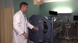 14 reactions | Sentara Martha Jefferson Vascular and Vein Center is using hyperbaric oxygen chambers to provide comprehensive wound treatment to patients who have wounds that can’t be healed by other methods. How does this therapy work? Dr. John Ligush explains: | Sentara Martha Jefferson Hospital | Facebook