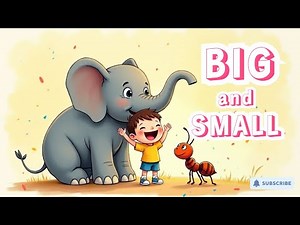 Big and Small Song | Nursery Rhymes | Everyday English Songs | Ages 3–7 | Opposites Song for Kids