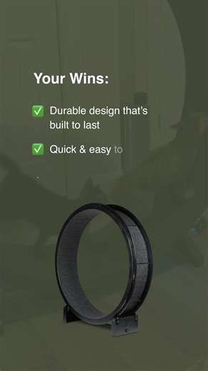 New cat wheel? No problem. Most cats just need a few days to get the hang of it—and love it. Try it risk-free for 60 days! | One Fast Cat