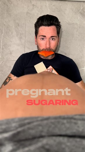 plot twist: he’s better at this than i am 🏆 #sugaring #athomehairremoval #pregnancy #ecofriendly #sensitiveskin #brazilian | Sugardoh - natural, at home hair removal