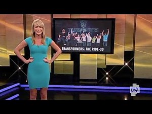 Transformers: The Ride 3D Sara Jean Underwood Attack of the Show! G4 Network Package