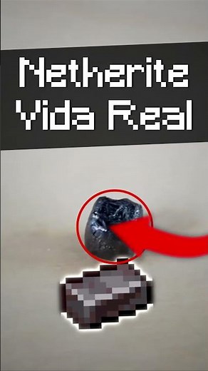 😮◾Netherite en la VIDA REAL Minecraft ◾ Minerales de Minecraft