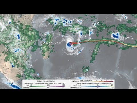 NASA Tracks Freddy, Longest-lived Tropical Cyclone on Record
