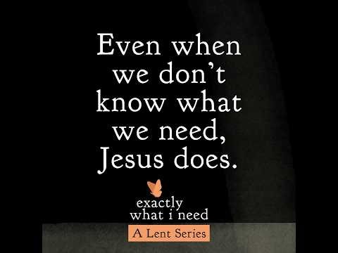 EXACTLY WHAT I NEED: WATER