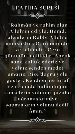 Fatiha Suresi | Kalbe Dokunan En Anlamlı Dua 🤲