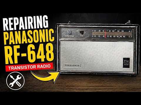 Panasonic RF 648 AM/FM Transistor Radio Repair