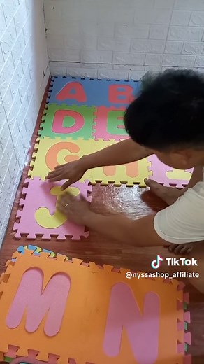 36Pcs EVA Foam Puzzle Mat Educational Toy | Alphabet Number Play Mat