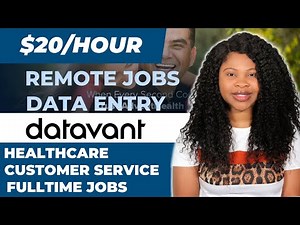 $20 Remote Jobs: Data Entry Work From Home Jobs 2025 (Healthcare, Entry Level, Customer Service)