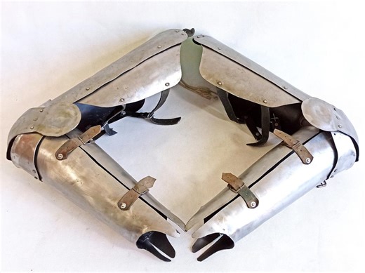 Medieval Full Leg Armor Set – 14th Century Steel Knight Armor for Buhurt and SCA Reenactment - Etsy