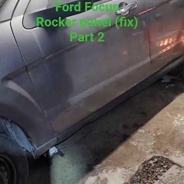 2008-2011 Ford Focus rockers panel (fix) Part 2 #ford #focus #styleauto100 #rockers #panel #diy #fix