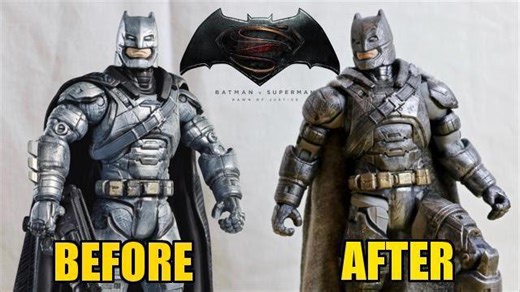 Dc Multiverse: Armored Batman Makeover- Quick Custom Collectable!