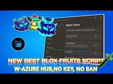 🔥 NEW W-AZURE HUB SCRIPT SHOWCASE! (Keyless + No Lag + Auto Farm EVERYTHING!) 💥